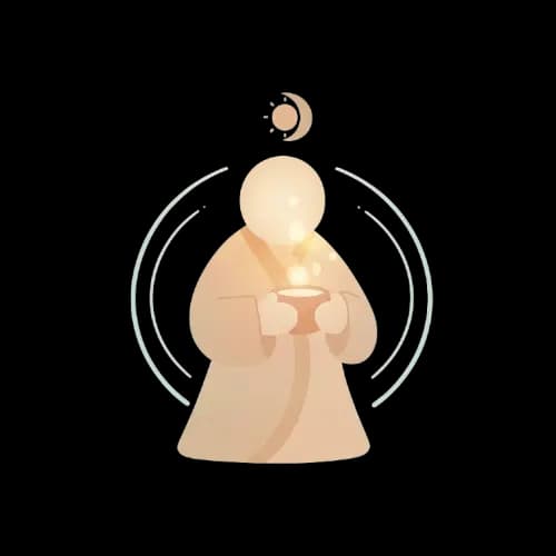 A person with a candle, symbolizing patience and gentle progress